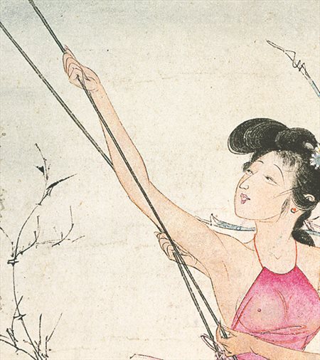 绛县-胡也佛的仕女画和最知名的金瓶梅秘戏图